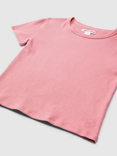 Vista 4 de happy nation Camiseta corta acanalada ajustada de manga corta (talla regular y grande)