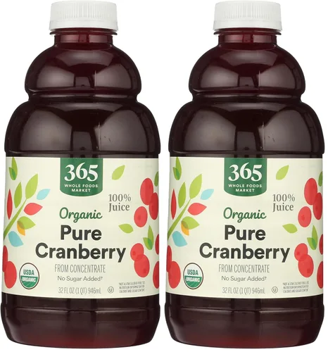 Vista 7 de 365 by Whole Foods Market, Jugo de arándano rojo orgánico puro, 32 fl oz