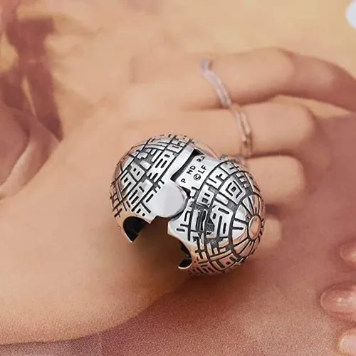 Vista 6 de Ouroyea Colgante de plata de ley 925, joyería para niña, regalos para mujer, pulsera y collar