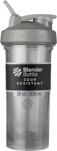 Vista 13 de Botella mezcladora serie Pro de BlenderBottle para batidos de proteínas y bebidas de preentrenamiento, 24 onzas, color negro