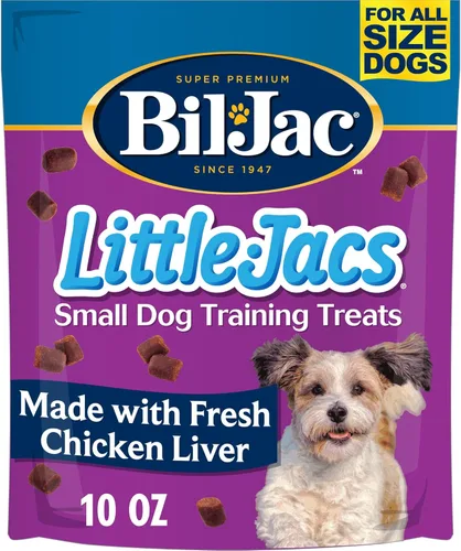 Vista 12 de Bil-Jac Little Jacs - Golosinas de entrenamiento para perros pequeños, sabor a pollo, hechas con hígado de pollo, 4 onzas (paquete de 4)