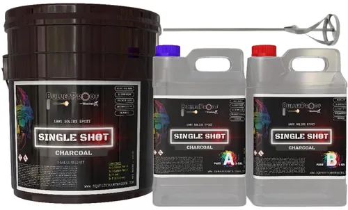 Vista 14 de BP Resins: Single Shot Kit de resina epoxi 100% sólidos (3 galones) sin disolventes, acabado de capa brillante de dos componentes - ¡Bajo COV! Uso