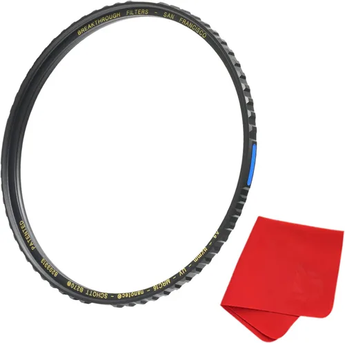 Filtro UV de 39 mm X4 para lentes de cámara - Filtro de protección UV para fotografía con paño para lente - MRC16, Schott B270, Nano Coatings,