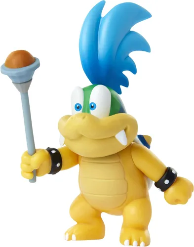 Vista 2 de Super Mario Figura de acción de Larry Koopa coleccionable de 2.5 pulgadas