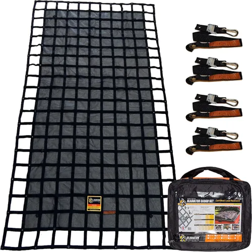 Vista 13 de Gladiator Cargo Nets - Red de carga resistente - ATV/Quad/Plane/RV (GAT-100) 2.5' x 3