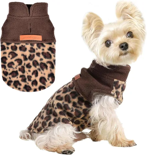 Vista 9 de Suéteres XXS para Perros Pequeños para Niñas y Niños, Ropa de Invierno Elástica para Perros Pequeños, Cálida Sudadera para Cachorros para Chihuahua