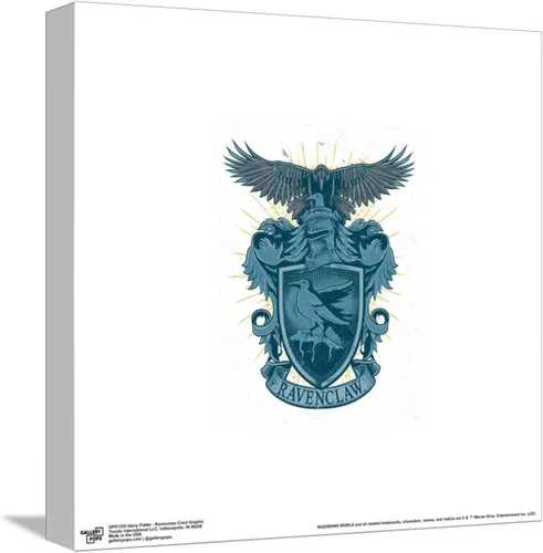 Vista 10 de Trends International Gallery Pops Harry Potter - Póster gráfico de pared de Ravenclaw Crest, 12 x 12 pulgadas, versión enmarcada en negro