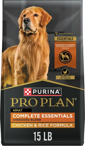 Vista 14 de Purina Pro Plan Complete Essentials - Alimento seco para perros con mezcla triturada de pollo y arroz, fórmula seca con probióticos para perros, 5