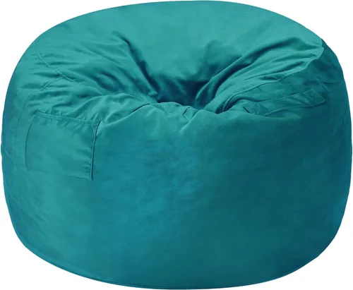 Vista 223 de de 3 pies con relleno de espuma viscoelástica, puf grandes, sofá suave con funda de terciopelo holandés, 36 x 36 x 24 pulgadas (morado)