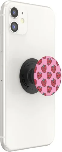 Vista 3 de PopSockets Agarre para Teléfono con Soporte Expandible y Kickstand, Agarre Adhesivo - Jelly Citrus