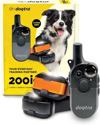 Vista 11 de Dogtra 200iQ Collar E de entrenamiento remoto – 100 niveles, tono, vibración, rango de 1/2 milla – Compacto, impermeable, control con una sola mano