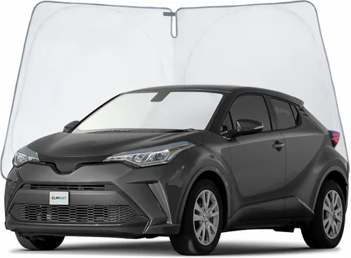 Vista 8 de Clim Art - Parasol para parabrisas de Buick Encore 2013-2023, plegable, personalizado, protector solar para vehículo, cubierta para parabrisas
