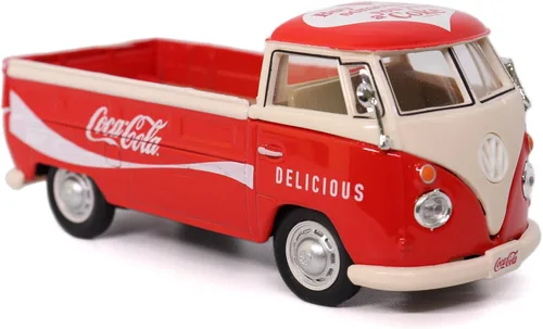 Vista 9 de Motor City Classics Coca-Cola Diecast Collectible Volkswagen Cargo Van Rojo-Blanco 1:43 Escala 1:43 Modelo 432201 con licencia