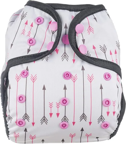 OsoCozy Fundas de pañales de tela de talla única: ajuste a presión ajustable y refuerzos de doble pierna para bebés niños y niñas de 8 a 35 libras.