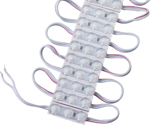 REXTiN 200 piezas mini 3 LED Sign Storefront luces módulo rojo súper brillante 2835 SMD impermeable para letreros de letras publicitarias con cinta