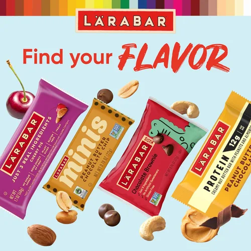 Vista 9 de Larabar Cherry Pie - Barras de frutas y nueces, sin gluten y veganas, 10.2 onzas, 6
