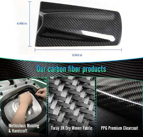 Vista 6 de Cubierta trasera para cámara Decklid de automóvil para C8 Corvette Z51 Z06 Z07 2020 2021 2022 2023 2024, solo para convertible, panel de cubierta