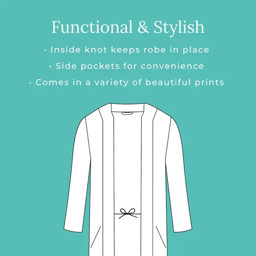 Vista 5 de Posh Peanut Bata de maternidad para mamá trabajo de parto lactancia y descanso hecha con viscosa de bambú