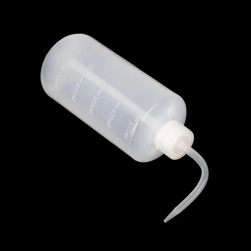 Vista 5 de stonylab Botella de lavado químico, paquete de 4 botellas de plástico de seguridad para laboratorio, LDPE con boca estrecha, 500 ml (16 oz)/4