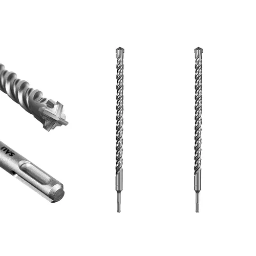 Vista 52 de SALI SDS Plus - Broca de martillo giratorio, 10 piezas de 7/32 x 8 pulgadas, kit de broca de concreto de tipo cruzado, material de carburo de doble