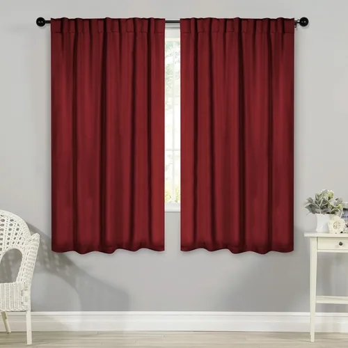 Vista 16 de BLUENILEMILLS Blackout Curtains, Room Darkening, Bedroom, Drapes, Kitchen, Living Room Window Accents, Sun Blocking, Thermal, 2 Pack, Solid Blackout
