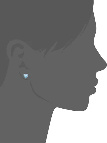 Vista 21 de Kooljewelry Pendientes de plata de ley y circonita cúbica con piedra natal