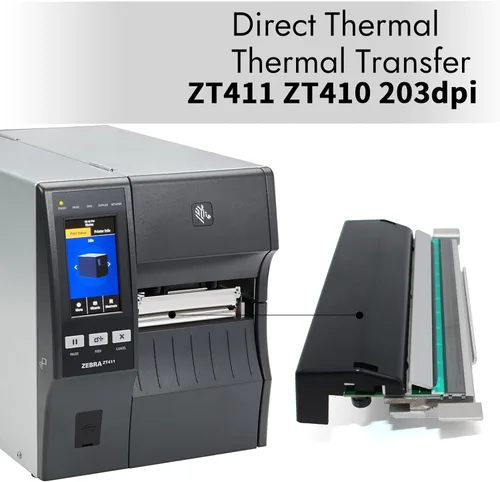 Vista 4 de P1058930-009 Nuevo cabezal de impresión para impresora térmica de códigos de barras Zebra ZT410 ZT411 OEM Reemplazo 203ppp