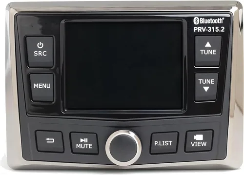 Vista 2 de Infinity PRV-315.2 - Receptor de radio USB Bluetooth AM/FM/WB, paquete combinado + cable AUX/USB a RCA Enrock + antena de recepción de radio