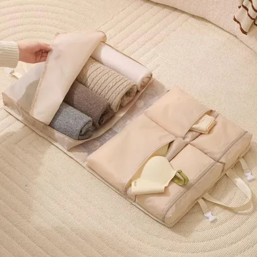 Vista 4 de Multi Compartment Luggage Organizers Polyester Storage Bags For Clothes Packing Travel Accessories Multi Compartment Garment Bag