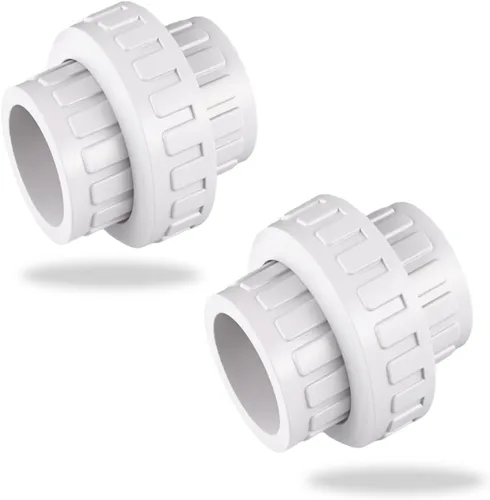 Vista 7 de Montaje de tubería de unión de PVC de 3/4", adaptador de PVC (enchufe x zócalo), Programa 40 de unión deslizante de PVC de 1 pulgada, junta tórica