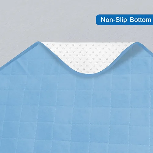 Vista 2 de Almohadilla impermeable para bebé, lavable, antideslizante, almohadilla para colchón de cuna de bebé, almohadillas de entrenamiento para ir al baño