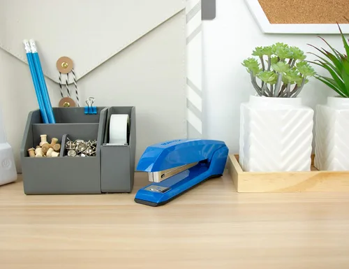 Vista 9 de Bostitch Office B210R-WHT Engrapadora Ascend 3 en 1 con removedor de grapas integrado y almacenamiento de grapas Azul