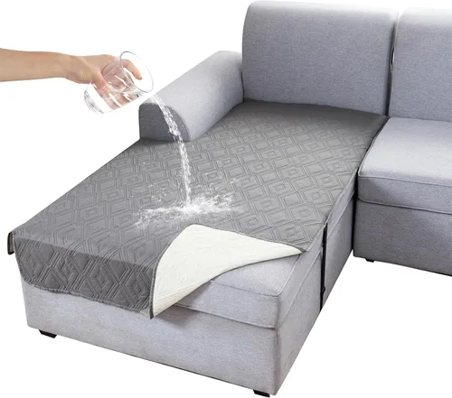 Vista 48 de Genina Juego de 2 Fundas de Reposabrazos para Sofá 100% Impermeables, Fundas para Reposabrazos de Sofá, Sillón, Protectores Antideslizantes