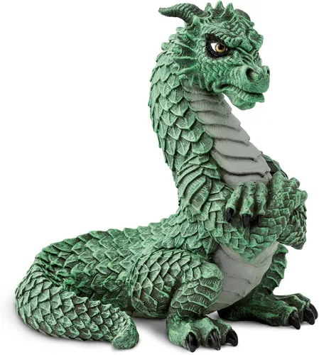 Safari Ltd. Figura de dragón gruñón, figura detallada de 4.25 pulgadas, divertido juguete de criatura mítica para niños, niñas y niños a partir de