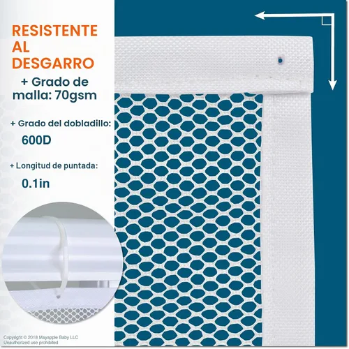 Vista 2 de Roving Cove® Safe Rail ™ – Balcón Escalera y Red de seguridad – Pasamanos y escaleras Ferroviario neta, Perla