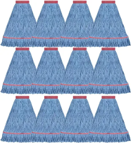 Vista 25 de Matthew Cleaning - Cabezal de trapeador de servicio pesado de repuesto de grado comercial para limpieza general y de pisos, recambios de cabezal