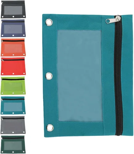 Moda West Paquete de 48 estuches transparentes grandes – Paquete de suministros escolares a granel esenciales para estudiantes y profesores, 8