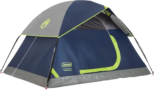 Tienda de campaña Coleman Sundome con toldo contra lluvia, juego de tiendas para 2/3/4/6 personas, se monta en 10 minutos, refugio a prueba de clima