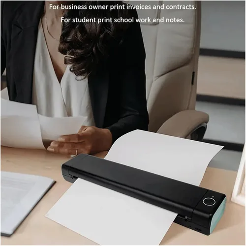 Vista 3 de Thermal Tattoo Printer Transfer Stencil Mobile Machine Text Printing with Paper D