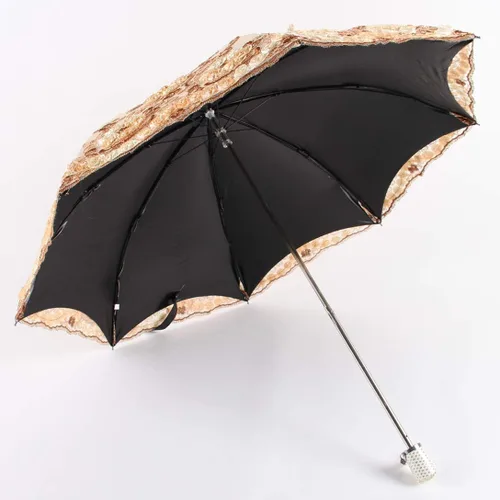Vista 52 de Honeystore - Parasoles de encaje de flores para fiesta de boda, paraguas nupcial de encaje