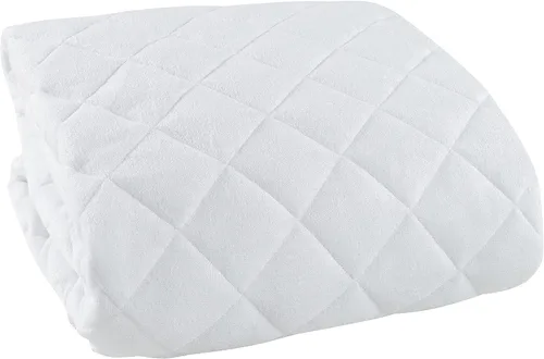 Vista 5 de Protector de colchón 100% impermeable de viscosa de bambú, sábana bajera acolchada con bolsillo profundo de 8 a 16 pulgadas, fibra de enfriamiento