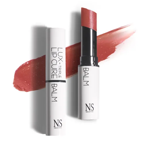 Vista 14 de Lux Triple Lip Cure Glossy Balm ATHENA (Red Orange) (0.17 oz) 4 millones de unidades vendidas en Corea, bálsamo labial coreano teñido natural, libre