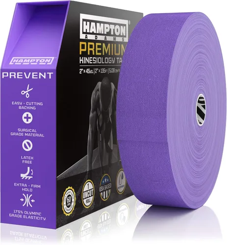 Vista 10 de Hampton Adams As Seen on Shark Tank Elastic Kinesiology Tape (Bulk Roll) 135ft Uncut Supports & Protects Muscle Wrist Knee Shoulder Back