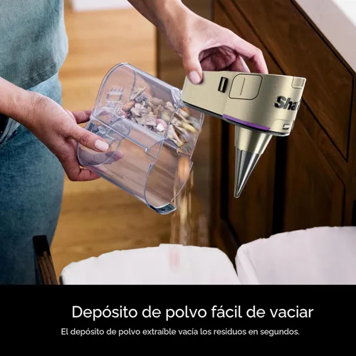 Vista 15 de Aspiradora de palo ultraligera con cable Shark POWERDETECT con tecnología DuoClean, cepillo autolimpiante para evitar enredos de cabello, sello