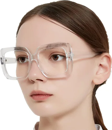 Vista 8 de OCCI CHIARI Gafas de Lectura para Mujer 1.0 Cuadrada Sobredimensionada(1.0 1.25 1.50 1.75 2.0 2.25 2.5 2.75 3.0 3.5 4.0)