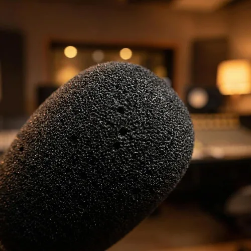 Vista 3 de Paquete de 5 parabrisas de espuma profesional para Shure CVG18-B/C, filtro de micrófono de grado de estudio para micrófonos de condensador de cuello