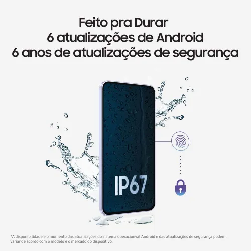 Vista 4 de SAMSUNG Galaxy A26 5G 2025 con IA 256GB, 8GB, Dual SIM 6.7 pulgadas 120Hz AMOLED, IP67 resistente al agua, Android 15 Modelo internacional