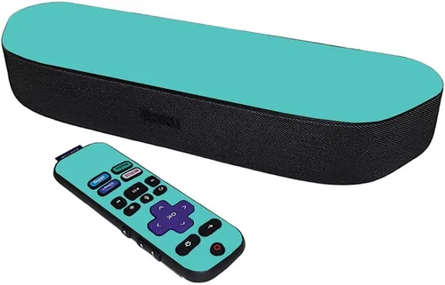 Vista 13 de MightySkins Skin compatible con Roku Streambar Media Player (2020) - Azul sólido Funda protectora de vinilo duradera y única Fácil de aplicar