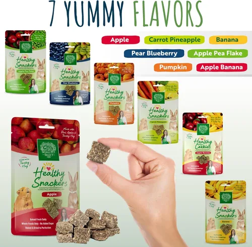 Vista 6 de Small Pet Select - Healthy Snackers - Manzana