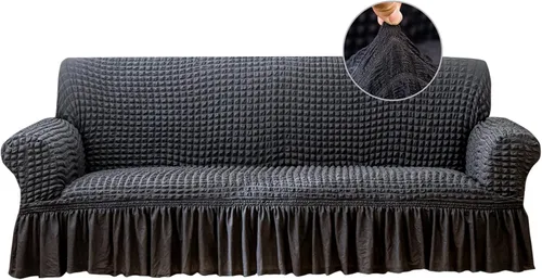 Vista 22 de Jeloris Funda Elástica para Sillón de Fácil Ajuste Cubierta de Sofá con Falda, Protector de Muebles Universal Duradero Lavable de Alta Elasticidad